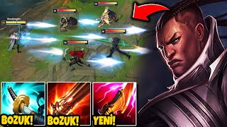 Sezon 14'te Prof. Oyuncuların YENİ Lucian Buildi Saçmalık!! (BASİT 1vs2) | Creed LoL