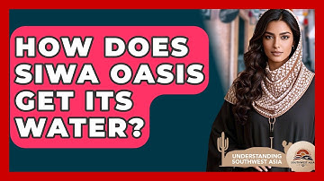 How Does Siwa Oasis Get Its Water? - Understanding Southwest Asia
