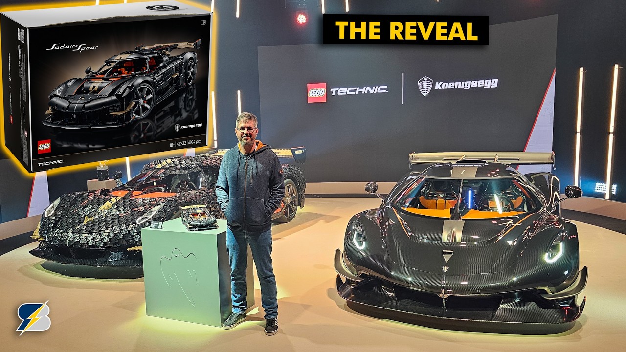 LEGO 42232 Koenigsegg Sadair's Spear Megacar roars into the