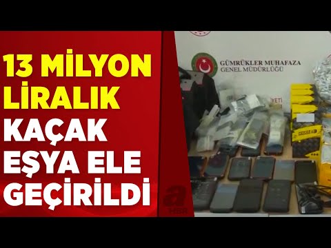 Kapıkule Sınır Kapısı’nda kaçakçılara operasyon! 13 milyon liralık kaçak eşya ele geçirildi