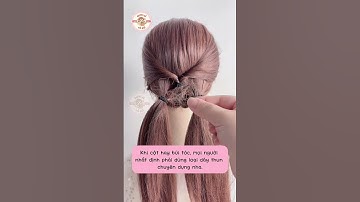 BÚI TÓC THẤP ĐẸP NHẤT KHI MẶC VÁY 💕  THANH LỊCH VÀ DỄ LÀM #tipshair #dunggicodo #lamtocdep