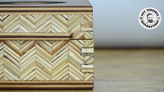 Pandora Box made of Reclaimed Plywood Scraps