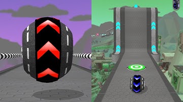 Rolling Balls Sky Escape Vs Reverse Balls Speedrun Walkthrough Gameplay