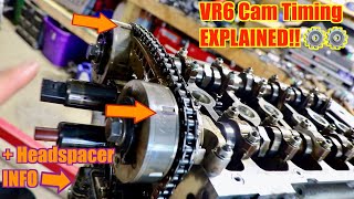 VR6 24V Cam Timing EXPLAINED!! + HeadSpacer INFO🔥