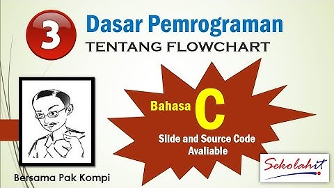 [SekolahIT] Dasar Pemrograman 03 (Bahasa C)-Tentang Flowchart