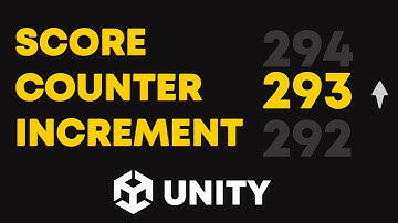 Unity Score Counter Increment : How to Create Score Counter System | Unity Tutorial for beginners