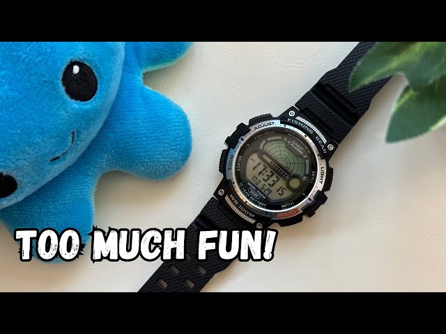 Casio Fishing Gear Review (WS-1200h) - So Many Functions for $21