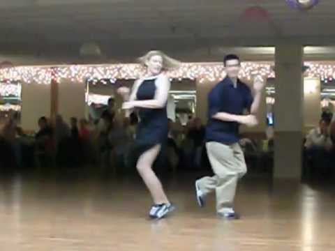 Lindy Hop Demo at St Louis Imperial Dance Club - YouTube