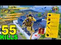 55 Kills!😍 NEW BEST SNIPER GAME PLAY TODAY w/ p90+AWM 🔥 Pubg mobile-BGMI