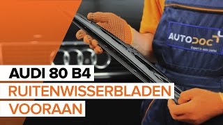 Hoe een ruitenwisserbladen vooraan vervangen op een AUDI 80 B4 [HANDLEIDING]