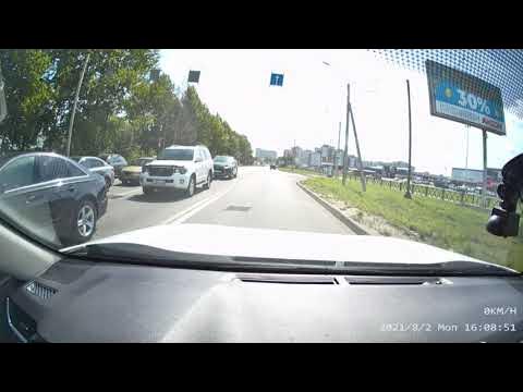 Onlooker S6 - пример записи передней камеры днём в 2K - YouTube
