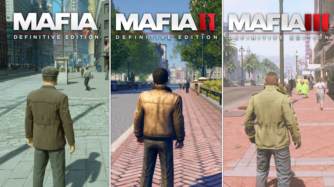 MAFIA Definitive Edition vs MAFIA 2 vs MAFIA 3 - Physics and Details ...