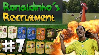 FIFA 15 - Ronaldinho's Recruitment | EP. 7 (CORNER KICK RABONA CHALLENGE)