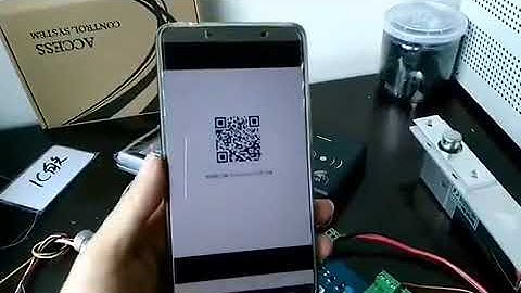 What is QR bar code access control system?