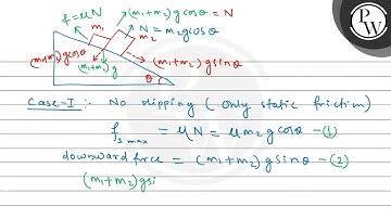 A block of mass \( m_{1}=1 \mathrm{~kg} \) another mass \( m_{2}=2 \mathrm{~kg} \), are placed t...
