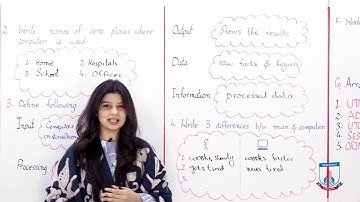 Class 4 - Computer Studies - Chapter 1 - Lecture 4 Exercise (part 2) - Allied Schools