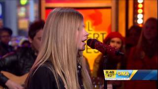 Avril Lavigne - WTH~Interview~Wish You Were Here (Live on GMA 2011)