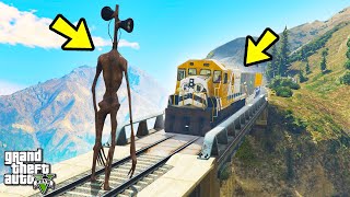 СМОЖЕТ ЛИ СИРЕНОГОЛОВЫЙ ОСТАНОВИТЬ ПОЕЗД В ГТА 5 МОДЫ ИГРЫ ВИДЕО SIREN HEAD VS TRAIN GTA 5 SCP MODS