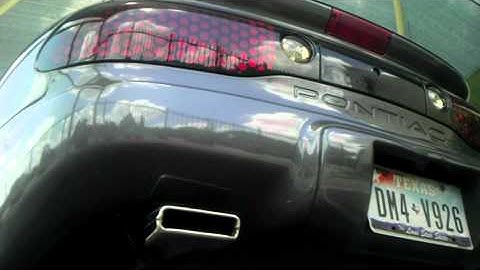 Firebird v6 3.8L double exhaust