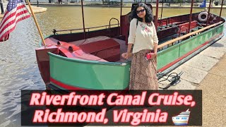Riverfront Canal Cruise, Richmond, Virginia 🛳 रिवरफ्रंट कैनाल क्रूज़, रिचमंड, वर्जीनिया 🛳