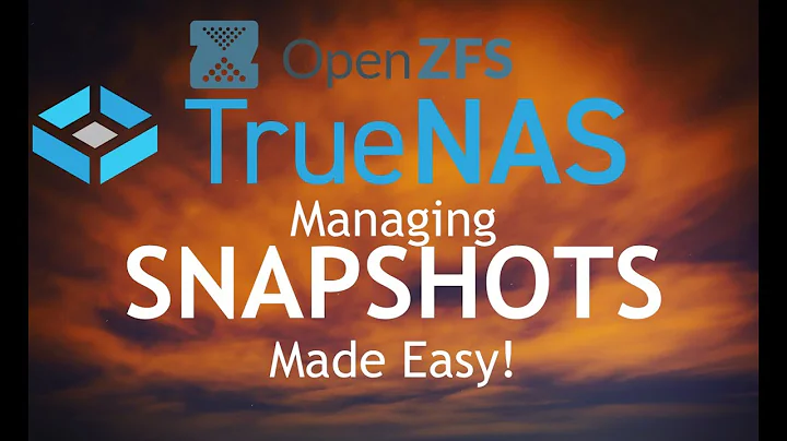 TrueNAS ZFS Snapshots | How to work with snapshots, rollback, extract data