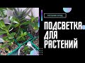 Установка подсветки для комнатных растений.