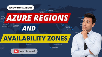 Azure Region, Availability Zone, Availability Sets & Fault Domain, Update Domain