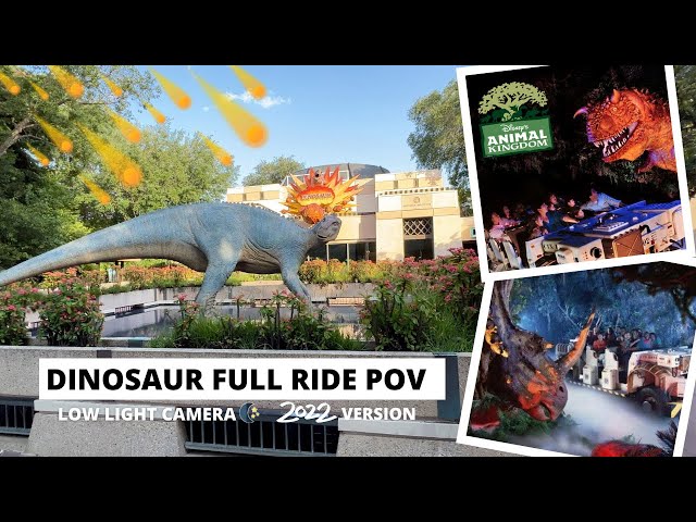 Dinosaur Ride at Disney's Animal Kingdom - FULL Experience in 4K