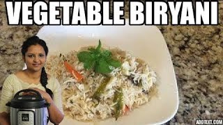 Vegetable Biryani Instant Pot In Telugu With English Subtitles Written Recipe In Description Sec