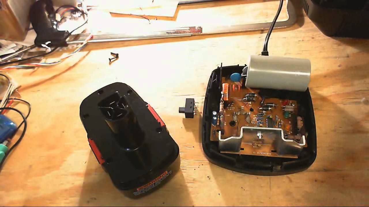 Craftsman 7.2V - 24V Charger Repair - YouTube