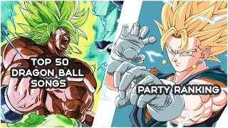 Top 50 Dragon Ball Songs [Openings/Endings/Inserts] [Party Ranking]