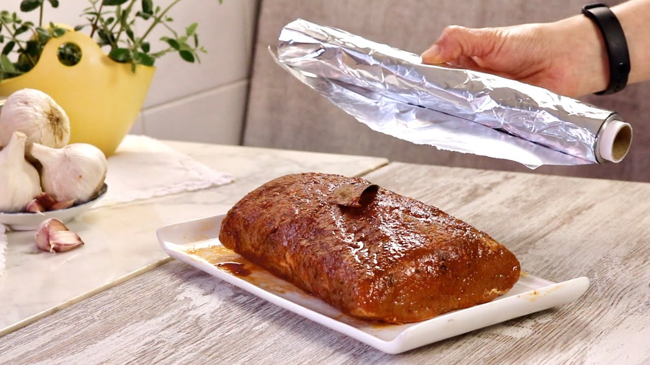 Это делает мясо сочнее! Запеченная свиная корейка