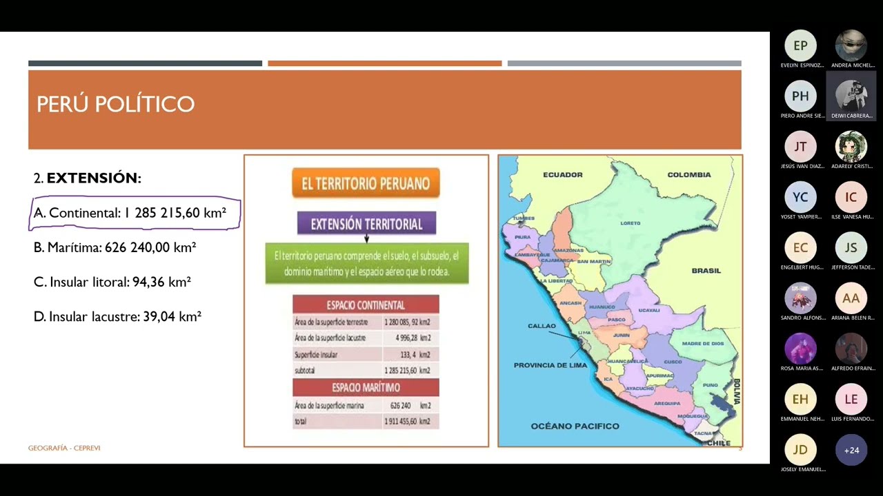 GEOGRAFÍA 9/ Perú político y Demografía/ CEPREVI UNFV