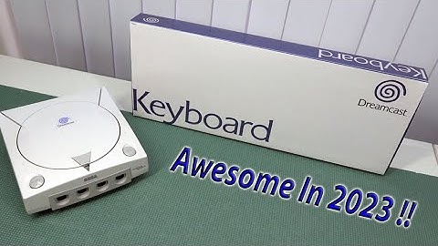Sega Dreamcast Keyboard 2023 Gaming ..  That Is Freaking Awesome 😅
