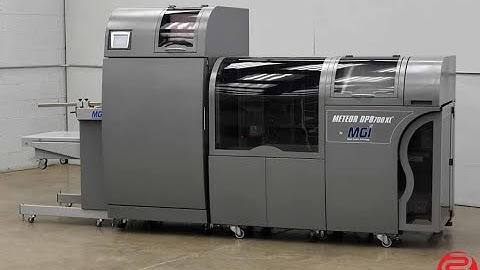 2013 MGI Meteor DP8700 XL Digital Press
