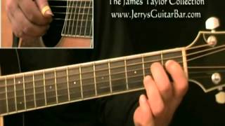 How To Play James Taylor Don't Let Me Be Lonely Tonight (1st section) chords