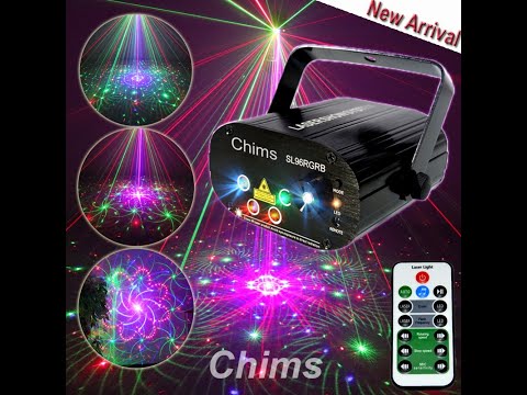 Chims Rgb Stage Light Party Laser Light 96 Pattern Laser Projector Led