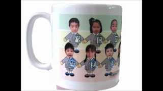 制服デザインもおまかせ！お顔を大きくリアルに表現