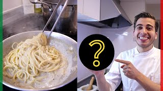 3つの材料に加えるだけで絶対に失敗しないカチョエぺぺになる意外な食材とは…？【Cacio e Pepe】