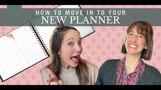 5 STEPS TO MOVE INTO YOUR NEW PLANNER | OMG Planners with Laurel Denise