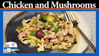 Chicken with Pearl Onions and Mushrooms