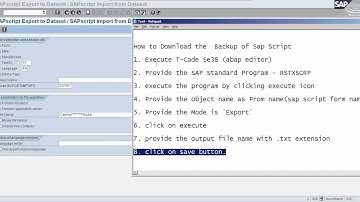 Download New SAP script using 