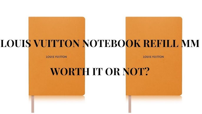 Here is my new Louis Vuitton score. The Notebook Refill MM. It's