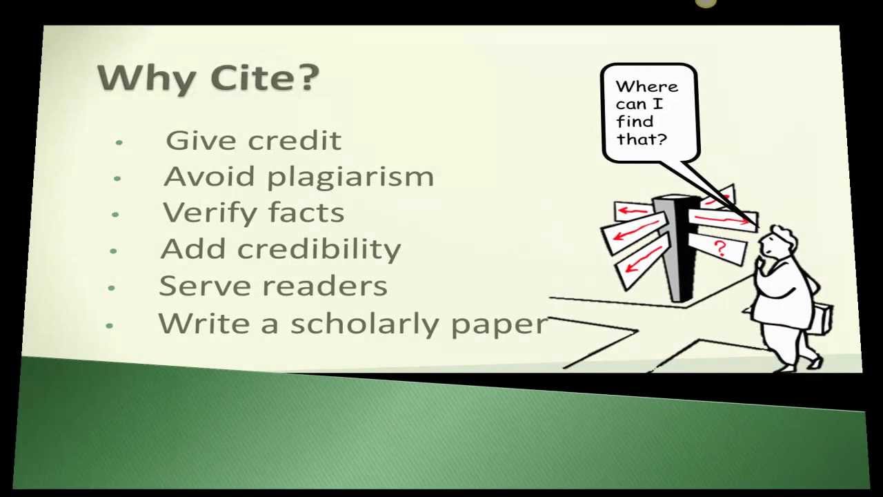 How to write up bibliography