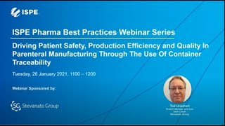 Webinar  Driving Patient Safety, Production Efficiency & Quality in Parenteral Mfg through Use of Co