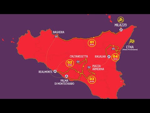 Il Giro di Sicilia EOLO 2022 | The Route