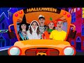 Wheels on the Bus Song Halloween Edition | Nick and Poli Halloween for Kids
