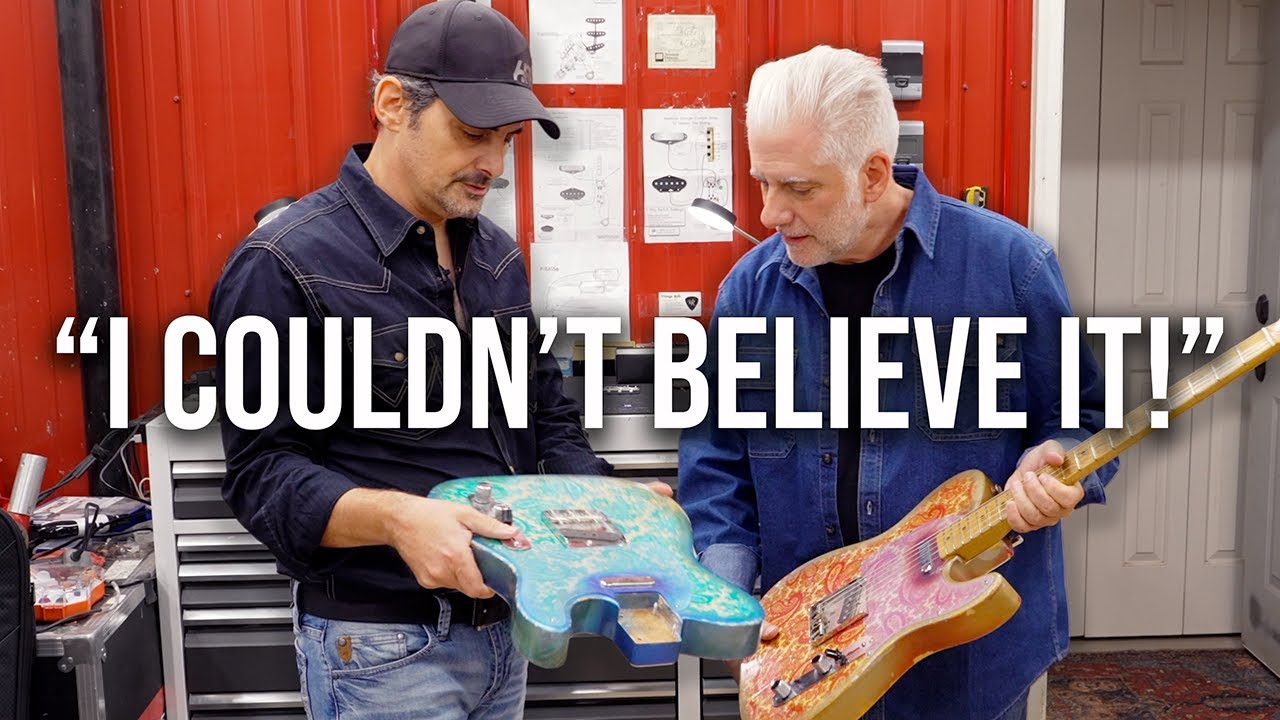 Brad Paisley Accidentally Found a $30,000 Guitar Under Black Spraypaint