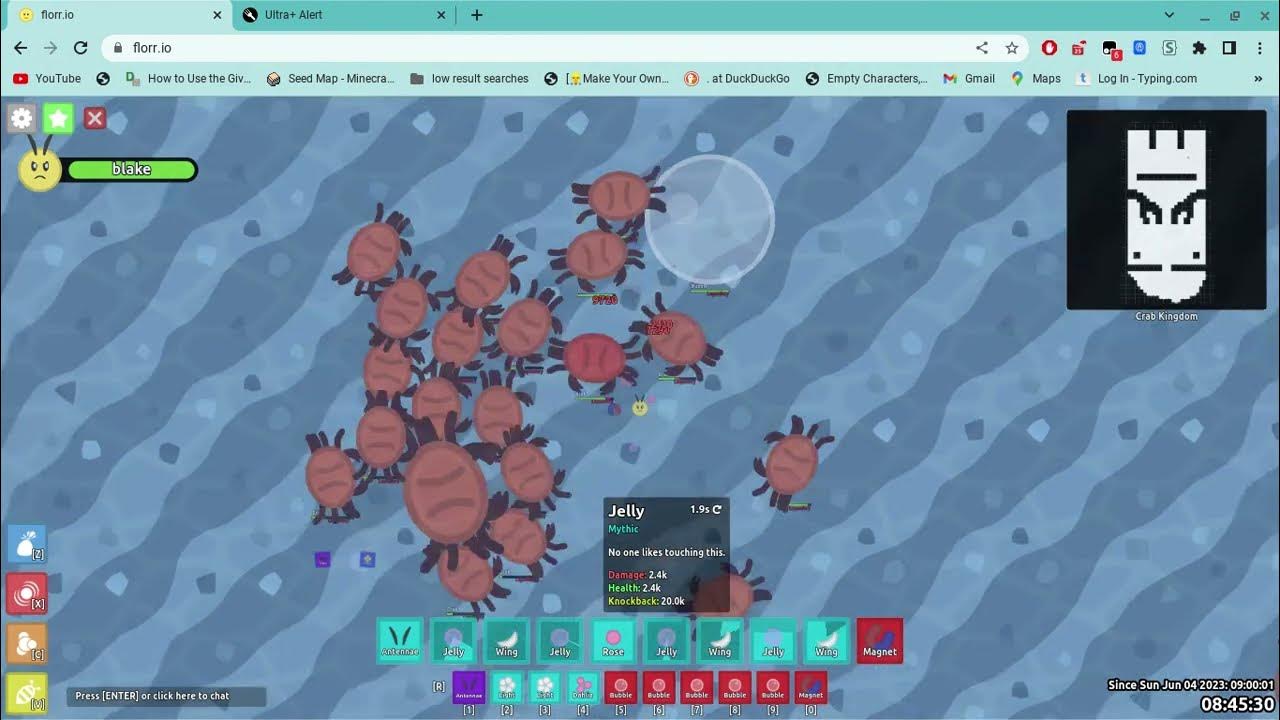 Only in crab kingdom... florr.io YouTube