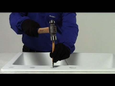 How to punch a faucet hole in a SILGRANIT® sink | 5 easy steps